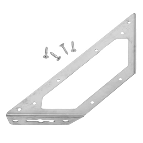 ELAYARD Edelstahl Möbel Eckverbinder Dreiecksstütze Winkelverbinder Stabiler Möbelverbinder für Schränke Tische Universeller Rostfreier Eckwinkel aus Robustem Edelstahl von ELAYARD