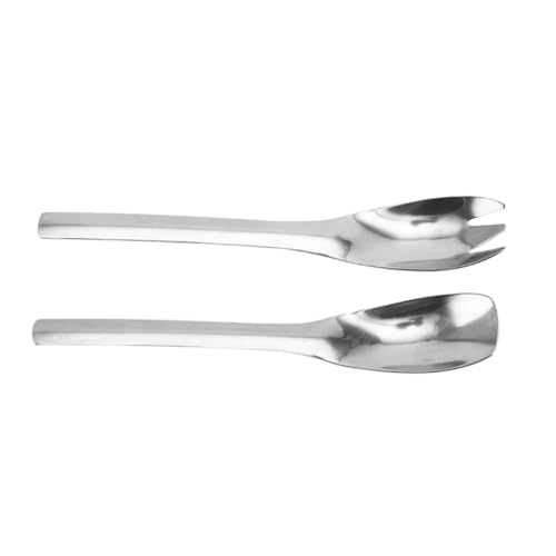 ELAYARD Edelstahl Salatbesteck Teiliges Langstielig Spork Salatlöffel und Salatgabel Leicht Kompakt für Obst Dessert Snacks Küche Haushalt ELAYARD Edelstahl Salatbesteck Teiliges Langstielig Spork Salatlöffel und Salatgabel Leicht Kompakt für Obst Dessert Snacks Küche Haushalt von ELAYARD