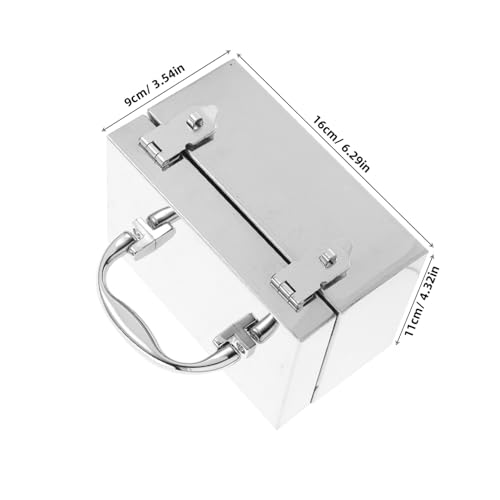 ELAYARD Edelstahl Sicherheitsbox mit Tragegriff Abschließbare Geldkassette und Aufbewahrungsbox für Bargeld Schmuck Dokumente Vielseitige Robuste Metallkassette für Zuhause und Büro ELAYARD Edelstahl Sicherheitsbox mit Tragegriff Abschließbare Geldkassette und Aufbewahrungsbox für Bargeld Schmuck Dokumente Vielseitige Robuste Metallkassette für Zuhause und Büro von ELAYARD