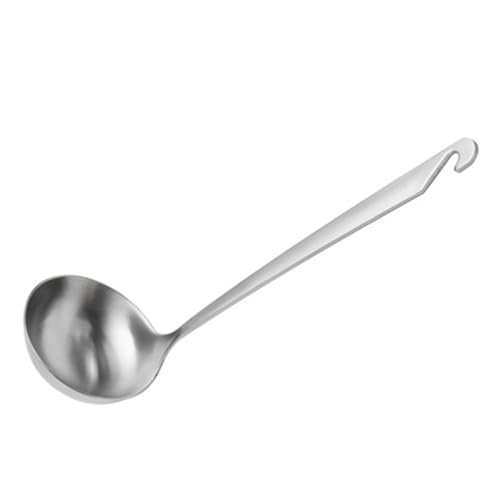 ELAYARD Edelstahl Suppenkelle mit Hakengriff Lange Kochkelle für Heiße Suppen und Eintöpfe Glatte Oberfläche Ergonomischer Griff Einfach zu Reinigen Langlebig und Rostfrei ELAYARD Edelstahl Suppenkelle mit Hakengriff Lange Kochkelle für Heiße Suppen und Eintöpfe Glatte Oberfläche Ergonomischer Griff Einfach zu Reinigen Langlebig und Rostfrei von ELAYARD