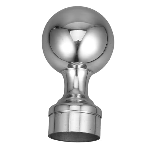 ELAYARD Edelstahl Treppengeländer Pfostenkappe Kugel Rostfrei Wetterfest Dekoratives Geländer Ornament Für Treppen Fahnenmast Zaunpfosten Elegant Integriertes Design von ELAYARD