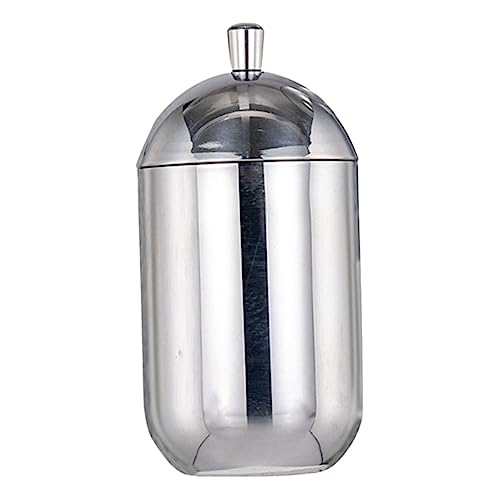 ELAYARD Edelstahl Wattepad Behälter mit Deckel Staubdichte Baumwollbox für Wattestäbchen und Kosmetik Kompakt Leicht Eleganter Aufbewahrungskasten für Bad und Schminktisch ELAYARD Edelstahl Wattepad Behälter mit Deckel Staubdichte Baumwollbox für Wattestäbchen und Kosmetik Kompakt Leicht Eleganter Aufbewahrungskasten für Bad und Schminktisch von ELAYARD