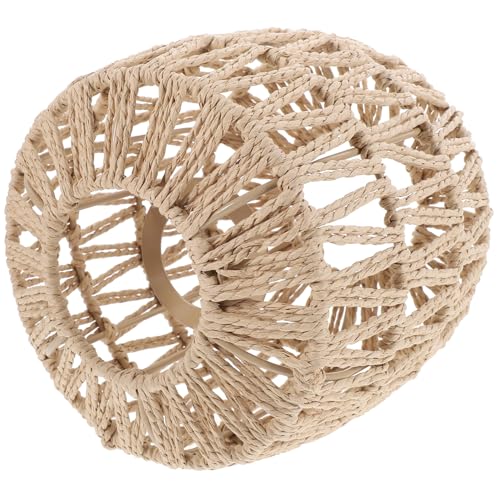 ELAYARD Einzigartiger Imitation Rattan Lampenschirm Deckenleuchte Abdeckung Stilvoll Praktisch Für Wohnzimmer Schlafzimmer Esszimmer Boho Dekoration ELAYARD Einzigartiger Imitation Rattan Lampenschirm Deckenleuchte Abdeckung Stilvoll Praktisch Für Wohnzimmer Schlafzimmer Esszimmer Boho Dekoration von ELAYARD