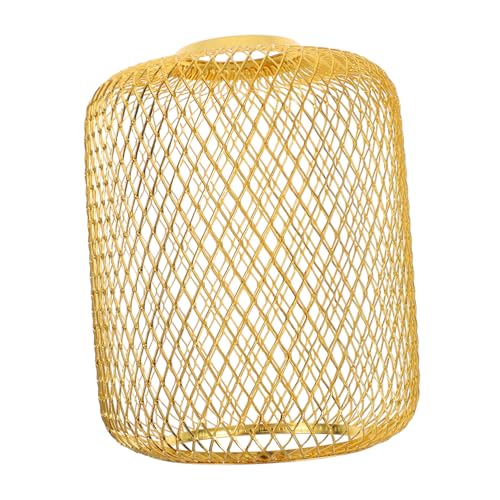 ELAYARD Eisen Draht Lampenschirm Kugelförmig Hohl Modern Lampenschirm Deckenleuchte Wohnzimmer Esszimmer Schlafzimmer Gold von ELAYARD