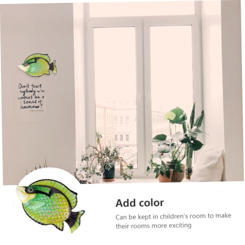ELAYARD Eisen Fisch Wanddeko Grün Tropische Meer Deko Gartendeko Außen Kreative Wandkunst für Kinderzimmer Terrasse Wohnzimmer ELAYARD Eisen Fisch Wanddeko Grün Tropische Meer Deko Gartendeko Außen Kreative Wandkunst für Kinderzimmer Terrasse Wohnzimmer von ELAYARD
