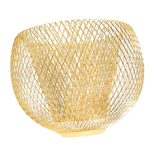 ELAYARD Eisen Lampenschirm Kugelförmig Retro Mesh Design Doppelter Hohlraum Pendelleuchte Abdeckung für Wohnzimmer Bar Wohnzimmer Schlafzimmer von ELAYARD