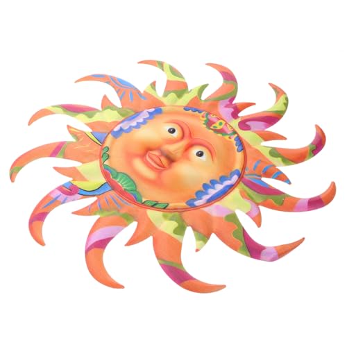 ELAYARD Eisen Orange Wanddekoration Metall Kunst Wandbehang Kreative Hängende Wanddeko Für Garten Wohnzimmer Schlafzimmer Und Außenbereich ELAYARD Eisen Orange Wanddekoration Metall Kunst Wandbehang Kreative Hängende Wanddeko Für Garten Wohnzimmer Schlafzimmer Und Außenbereich von ELAYARD