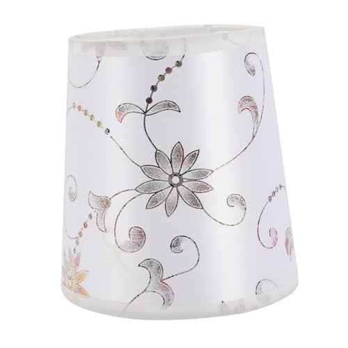 ELAYARD Eleganter Lampenschirm Eisen Dekorative Lichtabdeckung für Schlafzimmer und Wohnzimmer Installieren Leicht und Langlebig Stilvoller Ersatz für Nachttisch Stehlampen von ELAYARD