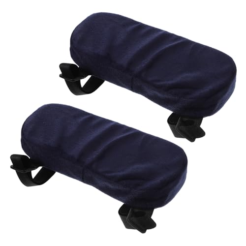 ELAYARD Ergonomische Memory Schaum Armlehnenpolster für Bürostühle rutschfeste Bequeme Armlehnenauflagen Entlastet Ellbogen und Arme Geeignet für Büro Gaming stühle von ELAYARD
