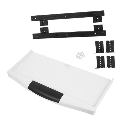 ELAYARD Ergonomische Tastaturablage Dem Schreibtisch rutschfeste aus Robustem Kunststoff Moderne und Lösung für Bessere Arbeitsplatzorganisation Einfache Installation und Praktischer von ELAYARD