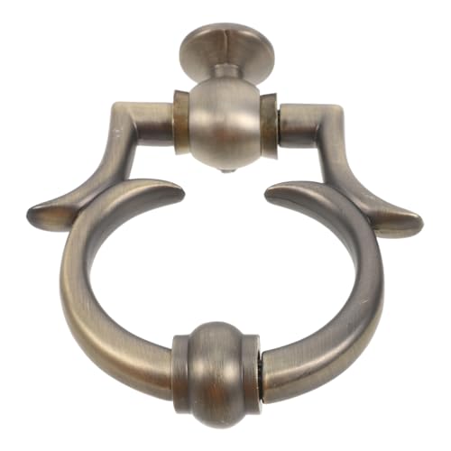 ELAYARD Europäischer Stil Türgriffklopfer aus Zinklegierung Eleganter Türbeschlag für Haustür Vielseitiger Außentürgriff mit Klarer Klangfunktion Modernes und Minimalistisches Design für von ELAYARD