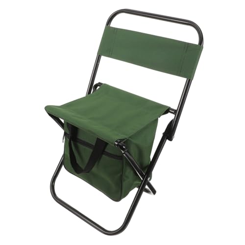 ELAYARD Faltbarer Angelstuhl mit Multifunktionalem Stauraum Leichtgewichtiger Campingstuhl für Draußen Ergonomischer Klapphocker für Garten Reise und Picknick Robuster Tragbarer von ELAYARD