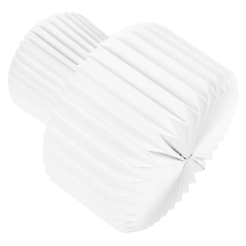 ELAYARD Faltbarer Weißer Papier Lampenschirm Faltbar Einfacher Aufbau Sicher Vielseitig für Party Wohnzimmer Schlafzimmer Deckenleuchte Eleganter DIY Lampenschirm ELAYARD Faltbarer Weißer Papier Lampenschirm Faltbar Einfacher Aufbau Sicher Vielseitig für Party Wohnzimmer Schlafzimmer Deckenleuchte Eleganter DIY Lampenschirm von ELAYARD