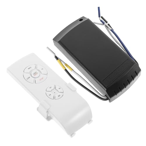 ELAYARD Fernbedienungsset für Deckenventilator mit Geschwindigkeiten und Zeitfunktionen Kabellose Steuerung ohne Batterie Langlebig und Stoßfest für Büro Hotel und Zuhause ELAYARD Fernbedienungsset für Deckenventilator mit Geschwindigkeiten und Zeitfunktionen Kabellose Steuerung ohne Batterie Langlebig und Stoßfest für Büro Hotel und Zuhause von ELAYARD