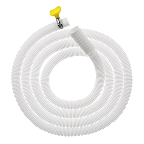 ELAYARD Flexibler Ablaufschlauch für Klimaanlage aus Langlebigem Polyethylen mit Rostfreiem Edelstahl Klemmring Verstärkte Ablaufrohrverlängerung Frostbeständig und Korrosionsresistent ELAYARD Flexibler Ablaufschlauch für Klimaanlage aus Langlebigem Polyethylen mit Rostfreiem Edelstahl Klemmring Verstärkte Ablaufrohrverlängerung Frostbeständig und Korrosionsresistent von ELAYARD