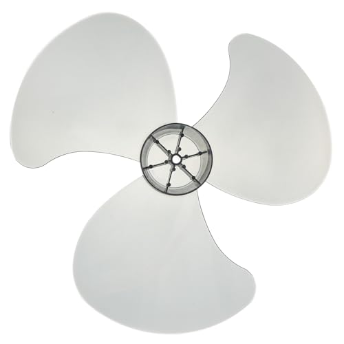 ELAYARD Flügel Lüfterflügel Ersatz Kunststoff Fan Blades mit Mutterabdeckung für Tisch und Standventilator Leichte Einfache Montage Haushaltsventilator Zubehör von ELAYARD