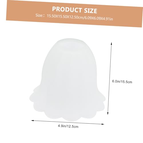 ELAYARD Frosted Glas Lampenschirm Blütenform für Hängelampe Wandlampe Dekorativer Lampenabdeckung Weiches Licht Wohnzimmer Schlafzimmer ELAYARD Frosted Glas Lampenschirm Blütenform für Hängelampe Wandlampe Dekorativer Lampenabdeckung Weiches Licht Wohnzimmer Schlafzimmer von ELAYARD