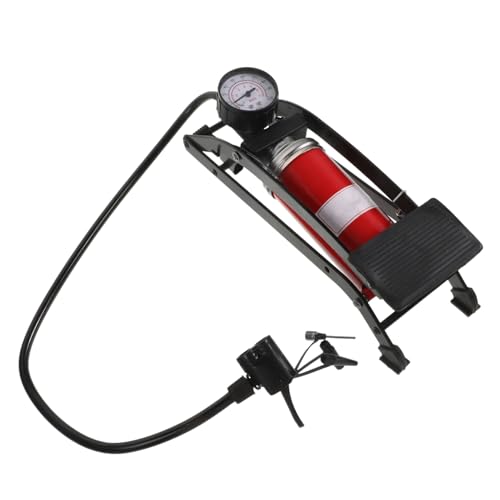 ELAYARD Fußpumpe für Autoreifen mit Rutschfester Trittfläche und Integriertem Manometer Multifunktional für Auto Motorrad Fahrrad und Aufblasbare Matratzen Stabile Handhabung und Einfache ELAYARD Fußpumpe für Autoreifen mit Rutschfester Trittfläche und Integriertem Manometer Multifunktional für Auto Motorrad Fahrrad und Aufblasbare Matratzen Stabile Handhabung und Einfache von ELAYARD