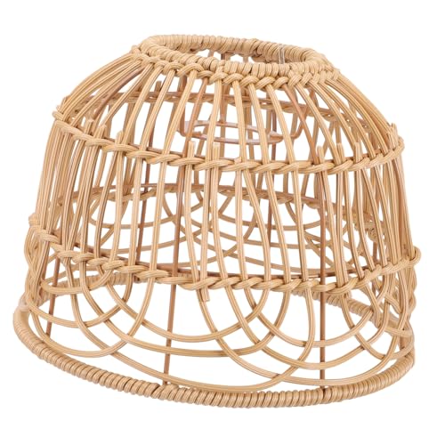 ELAYARD Geflochtener Lampenschirm Imitation Rattan Deckenleuchte Lampenabdeckung Handgefertigt Retro Stil für Wohnzimmer Schlafzimmer Küche Robust Leicht Montierbar Vintage Dekoration ELAYARD Geflochtener Lampenschirm Imitation Rattan Deckenleuchte Lampenabdeckung Handgefertigt Retro Stil für Wohnzimmer Schlafzimmer Küche Robust Leicht Montierbar Vintage Dekoration von ELAYARD
