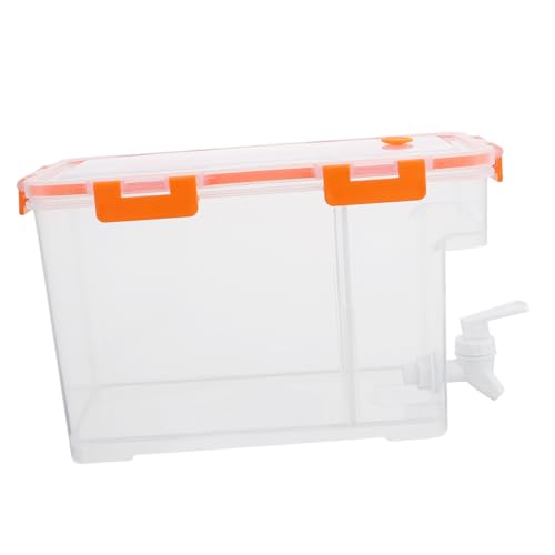 ELAYARD Getränkespender Großer Kaltwasserbehälter mit Ausgießer Rustfreiem Geeignet für Kühlschrank Saft Tee Milch Familienfreundlicher Trinkwassereimer mit Stabilem Design ELAYARD Getränkespender Großer Kaltwasserbehälter mit Ausgießer Rustfreiem Geeignet für Kühlschrank Saft Tee Milch Familienfreundlicher Trinkwassereimer mit Stabilem Design von ELAYARD