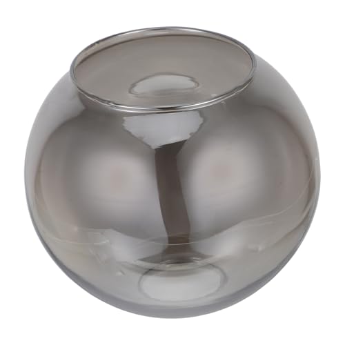 ELAYARD Glaskugel Lampenschirm Rauchgrau Glas Lampenabdeckung Ersatz Lampenschirm für Wohnzimmer Schlafzimmer Esszimmer Leuchte mit Hoher Lichtdurchlässigkeit und Einfachem Design von ELAYARD