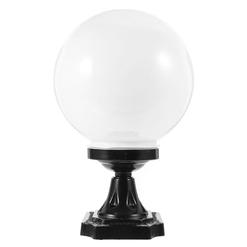 ELAYARD Globe Lampenschirm Kugelförmiger Außenlampenschirm aus Acryl Ø Wetterfester Gartensäulen Lampenschirm für Terrasse Garten und Wandbeleuchtung Ersatz für Pollerleuchten ELAYARD Globe Lampenschirm Kugelförmiger Außenlampenschirm aus Acryl Ø Wetterfester Gartensäulen Lampenschirm für Terrasse Garten und Wandbeleuchtung Ersatz für Pollerleuchten von ELAYARD
