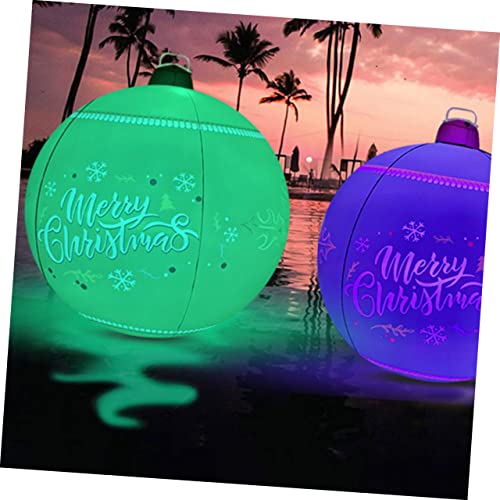 ELAYARD Große Aufblasbare Weihnachtskugel Grüne Outdoor Dekoration Wetterfest Langlebig Vielseitig für Festliche Weihnachtsdeko Garten und Party ELAYARD Große Aufblasbare Weihnachtskugel Grüne Outdoor Dekoration Wetterfest Langlebig Vielseitig für Festliche Weihnachtsdeko Garten und Party von ELAYARD