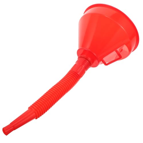 ELAYARD Großer Strapazierfähiger Kunststoff öltrichter mit Langem Hals und Integriertem Filter für Auto Motorrad und Boot Verschüttungsfreies Tanken und Motorenschutz durch Filtereinsatz von ELAYARD