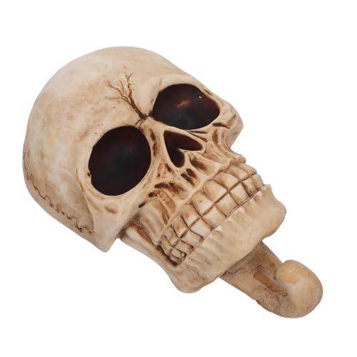 ELAYARD Hakenschlüsselspeicher Halloween Skelette Aufhänger Schädelhaken montiert dekorativer Kleiderhaken dekorativer Partyhaken Partyzubehör Haken in Schädelform S-förmiger Haken Harz ELAYARD Hakenschlüsselspeicher Halloween Skelette Aufhänger Schädelhaken montiert dekorativer Kleiderhaken dekorativer Partyhaken Partyzubehör Haken in Schädelform S-förmiger Haken Harz von ELAYARD