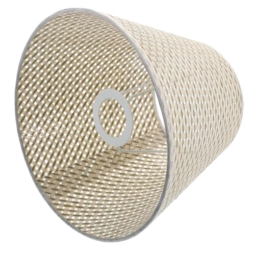 ELAYARD Handgefertigter Lampenschirm aus Imitations Rattan Beige Praktische Tischlampen Abdeckung Kreative Flechtoptik Geeignet für Wohnzimmer und Esszimmer Individuelles ELAYARD Handgefertigter Lampenschirm aus Imitations Rattan Beige Praktische Tischlampen Abdeckung Kreative Flechtoptik Geeignet für Wohnzimmer und Esszimmer Individuelles von ELAYARD