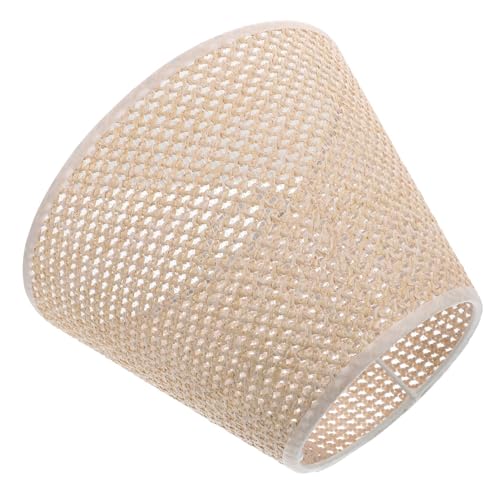 ELAYARD Handgefertigter Rattan Lampenschirm Vintage Tischlampe Lampenabdeckung Zubehör Roségold Sechseckig Warmes Für Zuhause Dekoration ELAYARD Handgefertigter Rattan Lampenschirm Vintage Tischlampe Lampenabdeckung Zubehör Roségold Sechseckig Warmes Für Zuhause Dekoration von ELAYARD