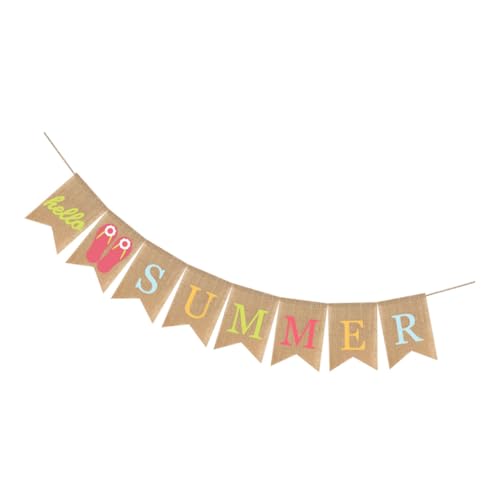 ELAYARD Hawaii Party Dekoration Leinen Wimpelkette mit Kreativen Buchstabenmotiv Langlebig und Farbenfroh als Fotohintergrund für Sommer Strandfeiern und Kindergeburtstage ELAYARD Hawaii Party Dekoration Leinen Wimpelkette mit Kreativen Buchstabenmotiv Langlebig und Farbenfroh als Fotohintergrund für Sommer Strandfeiern und Kindergeburtstage von ELAYARD