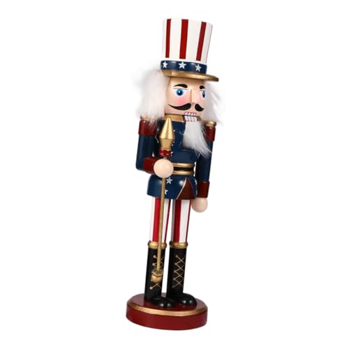 ELAYARD Holz Nussknacker Soldat Handbemalt Weihnachtsdeko Puppenfigur Robust Klassisch Farbig für Home Office Desktop Festliche Atmosphäre ELAYARD Holz Nussknacker Soldat Handbemalt Weihnachtsdeko Puppenfigur Robust Klassisch Farbig für Home Office Desktop Festliche Atmosphäre von ELAYARD