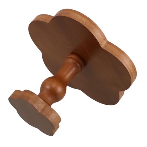 ELAYARD Holztablett mit Füßen Schmucktablett mit Spitzendekor Kleines Holztablett für Schmuck Schlüssel Kerzen und Duftkerzen Dekoratives Ablagetablett von ELAYARD