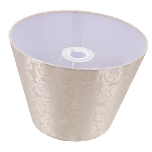 ELAYARD Jacquard Lampenschirm mit Filigranem Blumenmuster Stofflampenschirm für Tischlampen Langlebige Lichtabdeckung Dekorativer Ersatzschirm für Wohnzimmer und Schlafzimmer ELAYARD Jacquard Lampenschirm mit Filigranem Blumenmuster Stofflampenschirm für Tischlampen Langlebige Lichtabdeckung Dekorativer Ersatzschirm für Wohnzimmer und Schlafzimmer von ELAYARD