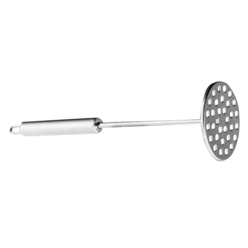 ELAYARD Kartoffelstampfer Rund mit Ergonomischem Griff Robust und Langlebig Vielseitiger Gemüsestampfer für Kartoffeln Karotten und Spülmaschinenfest Manuelles Küchengerät von ELAYARD