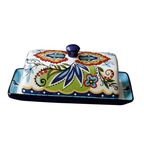 ELAYARD Keramik Butterdose mit Deckel Rechteckig Lebensmittelecht Spülmaschinenfest Glatte Oberfläche Praktisch für Butter Käseaufbewahrung Modernes Design für Küchenschrank und ELAYARD Keramik Butterdose mit Deckel Rechteckig Lebensmittelecht Spülmaschinenfest Glatte Oberfläche Praktisch für Butter Käseaufbewahrung Modernes Design für Küchenschrank und von ELAYARD