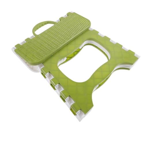 ELAYARD Klapphocker Faltbar Tragbar Mittlere Grün Stabiler Campingstuhl für Angeln Garten Outdoor aktivitäten Leichter Sitzhocker mit Praktischem Tragegriff Kompakt Faltbarer Sitz für von ELAYARD