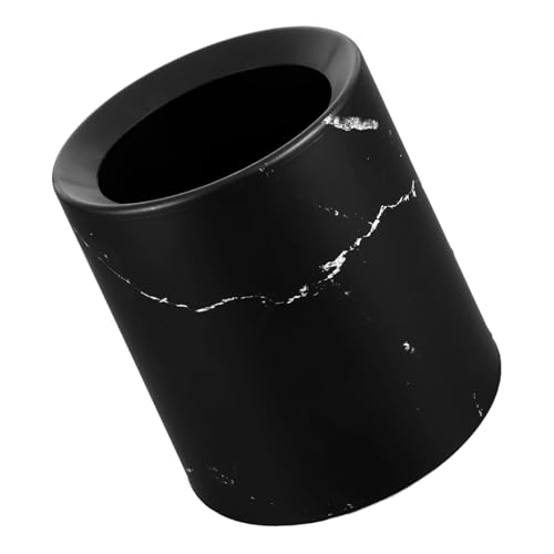 ELAYARD Kleiner Mülleimer mit Elegantem Marmormuster Kompakter Langlebiger Abfalleimer aus Pflegeleichtem PP für Schreibtisch Badezimmer und Küche Praktischer Desktop abfallkorb für Büro von ELAYARD