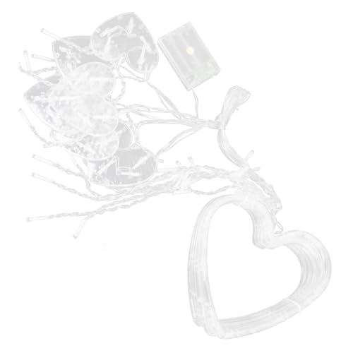 ELAYARD LED Herz lichterkette Batteriebetrieben Warmweiß Fenster Schlafzimmer deko Romantische Vorhang lichter Installieren für Party Raumbeleuchtung ELAYARD LED Herz lichterkette Batteriebetrieben Warmweiß Fenster Schlafzimmer deko Romantische Vorhang lichter Installieren für Party Raumbeleuchtung von ELAYARD