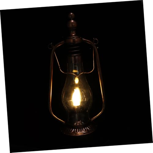ELAYARD Öl Lampe Vintage Stil Dekoratives Licht Pendellampe Szenenlicht Ornament Lichtornament Flammenlose Led Lampe Mit Eingebauten Batterien Für Innenhöfe Und Häuser Und Kompakt Mit Trag von ELAYARD
