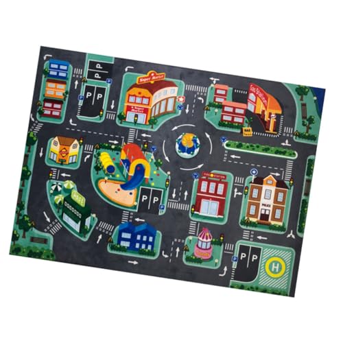 ELAYARD LED Spielmatte Traffic Lernteppich Komfortabel Strapazierfähig für Jungen Mädchen rutschfest Kreativer Krabbelmatte Spielteppich für Drinnen und Draußen ELAYARD LED Spielmatte Traffic Lernteppich Komfortabel Strapazierfähig für Jungen Mädchen rutschfest Kreativer Krabbelmatte Spielteppich für Drinnen und Draußen von ELAYARD