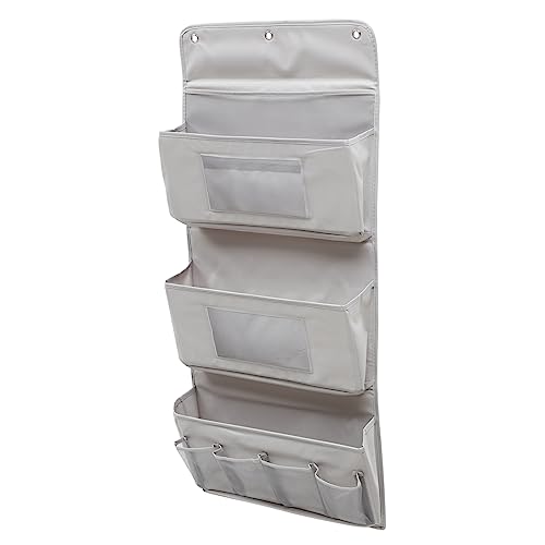ELAYARD Wandmontierter Aufbewahrungs Organizer aus Strapazierfähigem Stoff 3 Schichten Hängende Lagertasche für Tür für Schlafzimmer und Bad mit Stabilen Haken und Stilvollem Design ELAYARD Wandmontierter Aufbewahrungs Organizer aus Strapazierfähigem Stoff 3 Schichten Hängende Lagertasche für Tür für Schlafzimmer und Bad mit Stabilen Haken und Stilvollem Design von ELAYARD