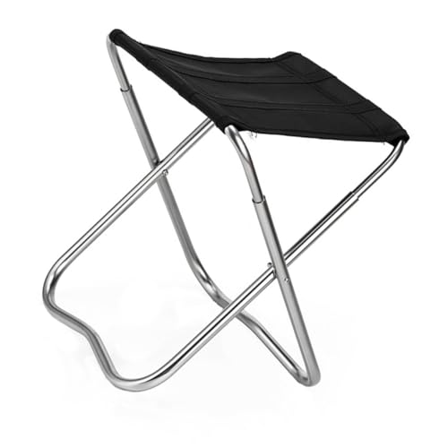 ELAYARD Leichter Klapphocker aus Aluminiumlegierung Faltbarer Outdoor Campingstuhl Tragbar und Robust für Angeln Picknick Wandern und Garten Kompakt Verstaubar Maße Schwarz ELAYARD Leichter Klapphocker aus Aluminiumlegierung Faltbarer Outdoor Campingstuhl Tragbar und Robust für Angeln Picknick Wandern und Garten Kompakt Verstaubar Maße Schwarz von ELAYARD