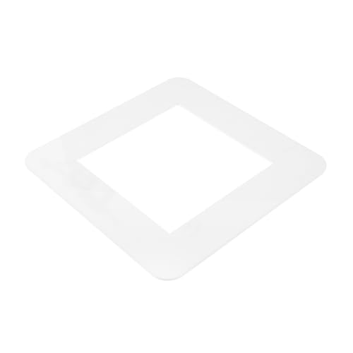 ELAYARD Lichtschalter Schutzrahmen Weiß Kratzfest Abdeckplatte Einfach Montage Wanddekor Schalterabdeckung Für Zuhause Innenbereich von ELAYARD