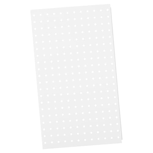 ELAYARD Lochplatten wandpaneel Weiß Metall Pegboard Werkzeugorganizer für Garage Werkstatt Werkbank Effizientes Aufbewahrungssystem Robust Wetterbeständig Leicht zu Montieren von ELAYARD