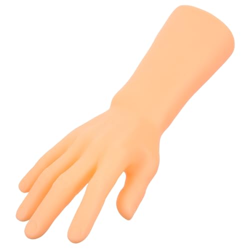 ELAYARD Männliches Handmodell Display aus Vinyl Hautfarbener Schmuckhalter für Uhren und Ringe Leichtes Stabiles Hand Schmuck Display für Zuhause und Verkaufsstände von ELAYARD