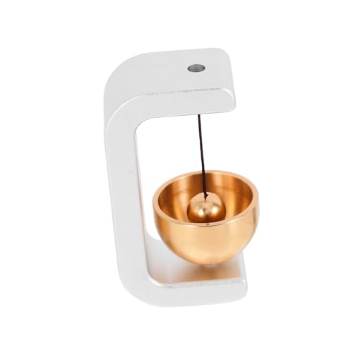 ELAYARD Magnetische Türglocke aus Messing Kupfer und Eisen mit Klarem Klang Kleine Ladenklingel für Türöffnung Einfache Montage mit Magnet und Klebestreifen für Haustür Garten und von ELAYARD