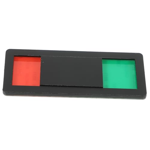 ELAYARD Magnetisches Privacy Türschild Schieberegler Abs Büro Badezimmer Konferenzraum Anzeige Rot Grün Sichtbar Datenschutzanzeiger für Meeting Räume und Toiletten von ELAYARD