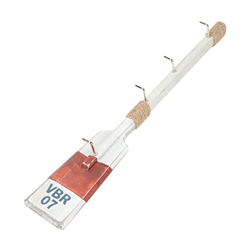 ELAYARD Mediterraner Stil Holzhaken Paddelform Wandhaken aus Rot Platzsparender Wandmontage Garderobenhaken für Küche Bad Schlafzimmer Büro Dekorativer Dekoartikel im Strandlook ELAYARD Mediterraner Stil Holzhaken Paddelform Wandhaken aus Rot Platzsparender Wandmontage Garderobenhaken für Küche Bad Schlafzimmer Büro Dekorativer Dekoartikel im Strandlook von ELAYARD